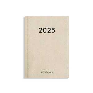 matabooks® Nachhaltiger A6 Kalender/Jahresplaner – Samaya 2025 Farbe: Nature S (DE/EN)