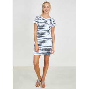 recolution Kleid Shirtdress #STRIPES weiß blau gestreift