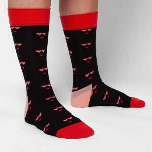 DillySocks Socken Cyber Love aus Biobaumwoll-Mix