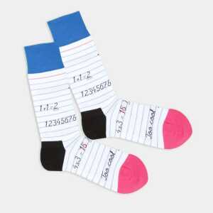 DillySocks Socken Math Class aus Biobaumwoll-Mix