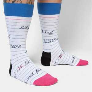 DillySocks Socken Math Class aus Biobaumwoll-Mix