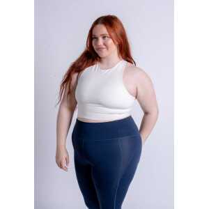 Girlfriend Collective Yoga Top – Dylan Crop Bra – aus recyceltem Polyester