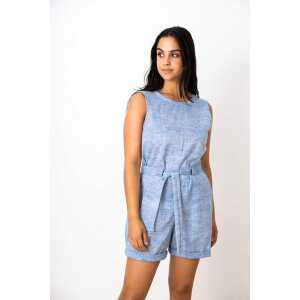 Jyoti – Fair Works Damen Jumpsuit Dhon Hellblau