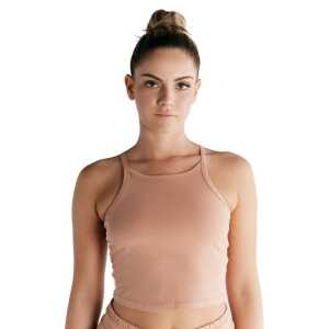 Leela Cotton Damen Set Crop Tops und Radlerhose Short Bio-Baumwolle mit integriertem Bustier