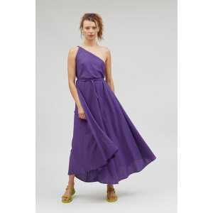 Suite 13 Lab Leinen Kleid Lang Einheitsgröße – Multiposition Long Dress Cotton Linen