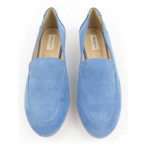 Will’s Vegan Shop Loafer Blau Veganes Wildleder Damen