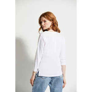 Wunderwerk Damen Bluse “Henley blouse 3/4 m.t.”