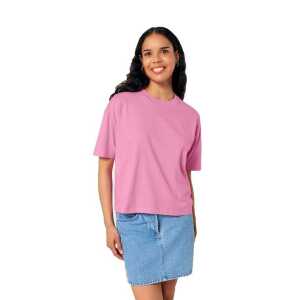 YTWOO Damen Boxy T-Shirt aus Bio-Baumwolle