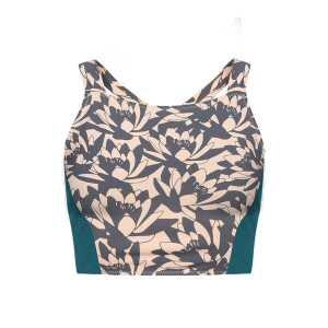 bleed Bikini Surf Top GRAU-APRICOT mit ECONYL®