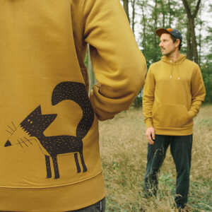 Cmig Unisex Hoodie Franzi Fuchs in ochre