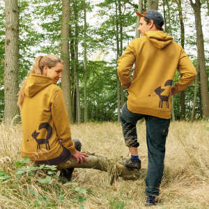 Cmig Unisex Hoodie Franzi Fuchs in ochre