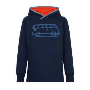 Elkline Kinder Hoodie Fablab | Bulli Stick in Frottieroptik auf der Brust | lizenziert von Volkswagen