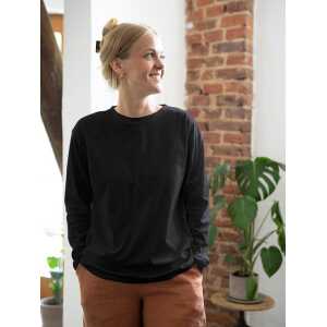 FUXBAU Frauen Basic Langarmshirt