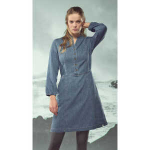 HempAge Damen Kleid Hanf/Bio-Baumwolle