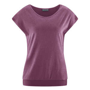 HempAge Damen Yoga T-Shirt Hanf/Bio-Baumwolle