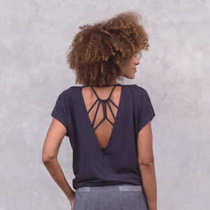 Jaya SMILLA Tencel – Damen – lockeres Shirt für Yoga und Freizeit aus Tencel-Baumwoll-Mix