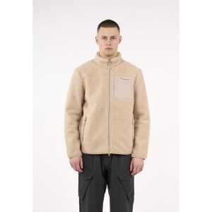 KnowledgeCotton Apparel Fleecejacke – ELM teddy fleece zip sweat – aus recyceltem Polyester