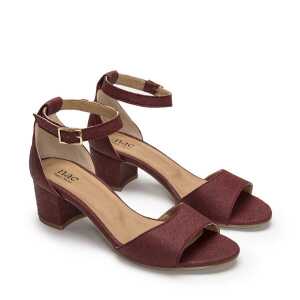 Nae Vegan Shoes NAE Cora Piñatex Bordeaux – Vegane Damensandalen