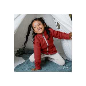 Popolini Baby und Kinder Fleece Jacke reine Bio-Baumwolle