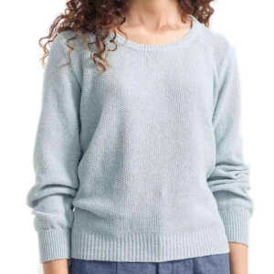 Rifò – Circular Fashion Made in Italy Recycelter Pullover für Frauen aus Denim-Baumwolle Grazia