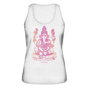 YogiCompany Ganesha berry-orange – Yoga Top Frauen