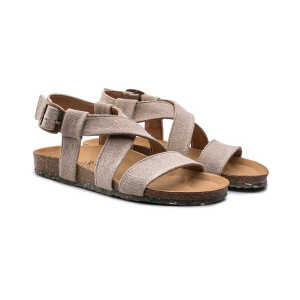 ZOURI Vegane Sandalen SAND Leinen