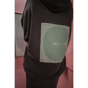 noemvri fashion label Canvas Hoodie Shido grau